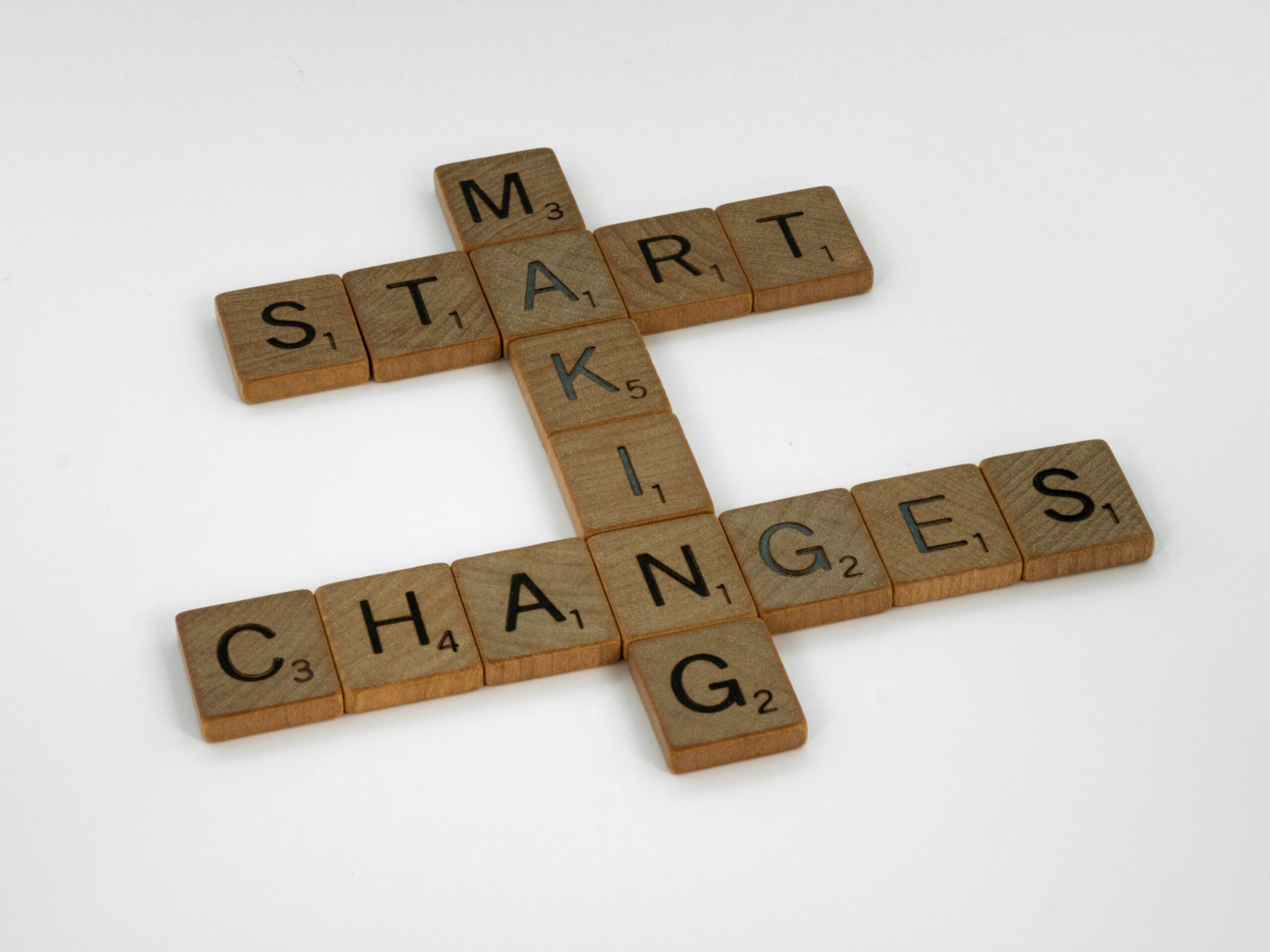 An image of wooden letters spelling out "making smart changes". Learn how to make smarter changes with the help of a culturally sensitive therapist in Brooklyn, NY. Search for mindfluness therapy in Brooklyn, NY and the help therapy in Bedstuy can offer.